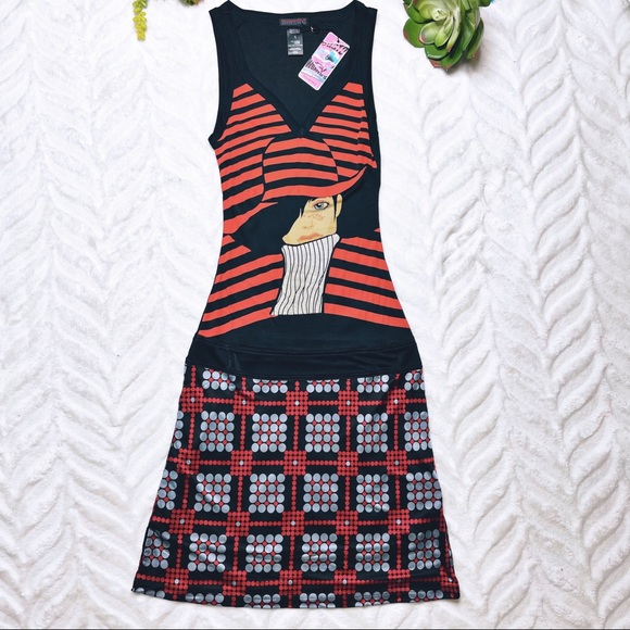 Custo Barcelona Dresses & Skirts - Custo Barcelona Melby Katarina Black Midi Dress Sm